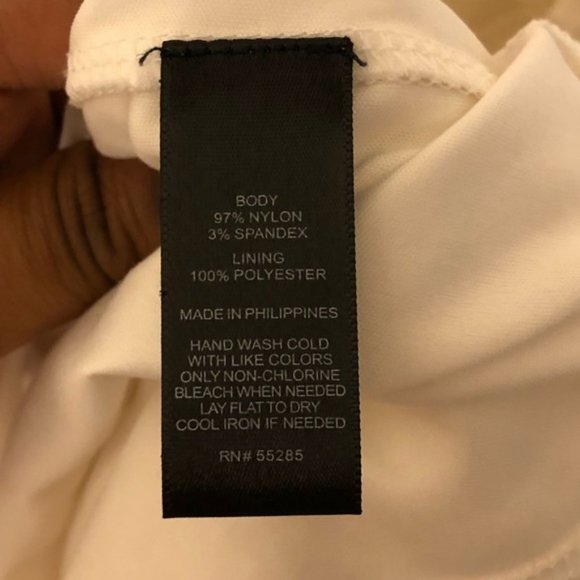 Express White Lace Sleeveless Midi Dress Large - Picture 6 of 6